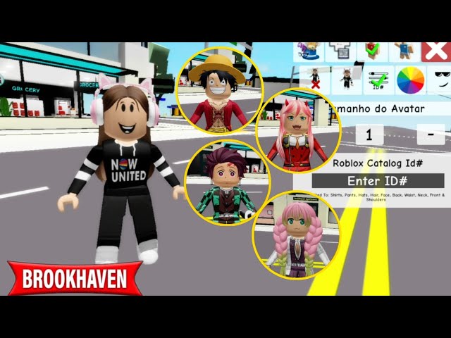 IDEIAS DE SKINS DE ANIME NO BROOKHAVEN pt 2 