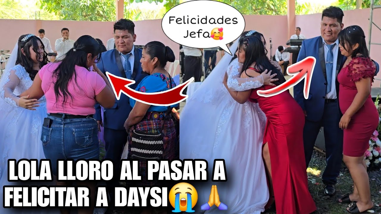 MARITZA y LOLA Lloran Al Pasar A Felicitar A EDY y DAYSI👰😭No Pudieron Contener Sus Lagrimas😱🥰