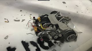 Thagomizer vs S-236 Fuchs - Fight 1 - Antweight Robot Combat - Robogames 2023