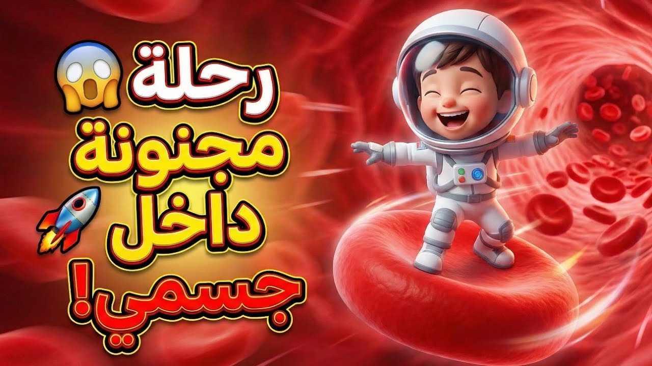 دخلت جوه بطني! 😱 رحلة زياد العجيبة داخل جسم الإنسان (كرتون 3D).