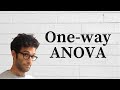 ANOVA: One-way analysis of variance