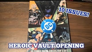 What's Inside The DC COMICS HEROIC VAULT! Volume 1 Opening 