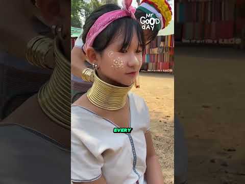 Illusion Behind the World’s Longest Necks #shorts
