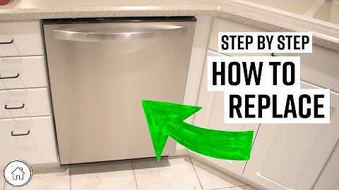 DIY replace or install dishwasher for beginners!