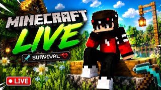Noob to Pro in Minecraft Survival – LIVE Challenge! #minecraft #virallivestream #shortslive
