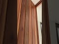 Puerta en madera sólida de CUMARU