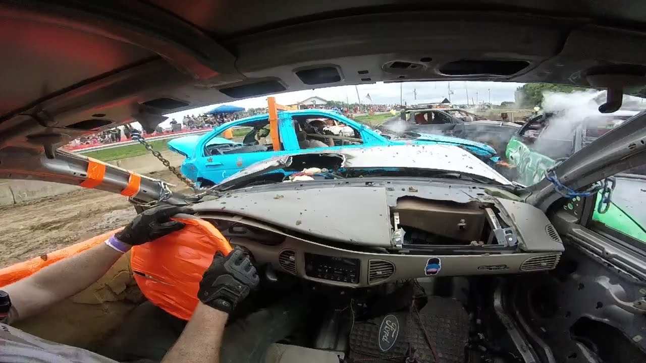 2019 Clark  County WI Midsize  Demo Derby  Go Pro 3rd Place