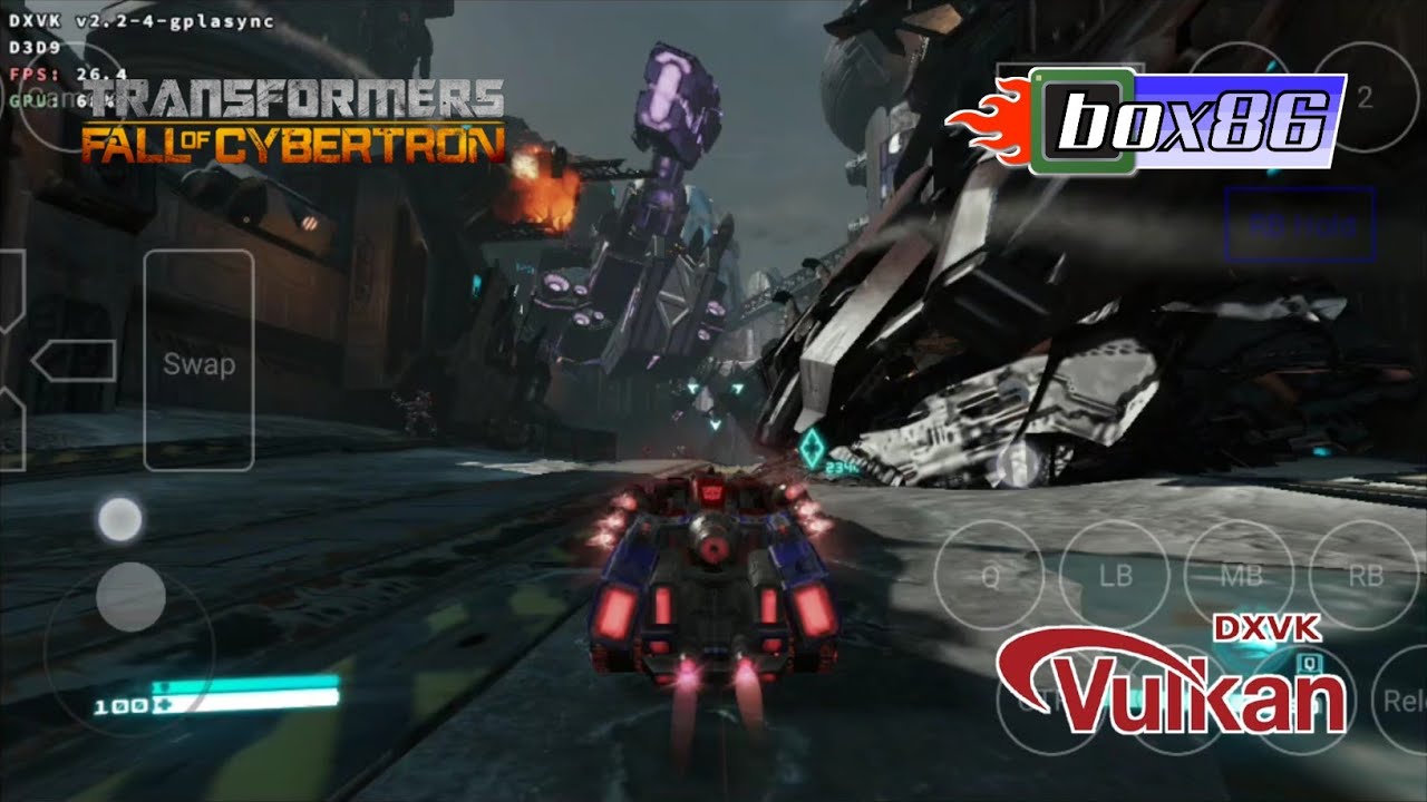 Transformers: Fall of Cybertron (Windows) Android Gameplay | Box64Droid  Wine 8.0-3