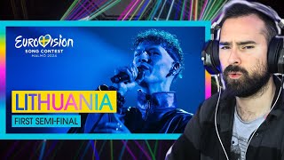 Vocal Coach Reacts to Silvester Belt - Luktelk LIVE Lithuania 1st Semi-Final  Eurovision 2024 Resimi