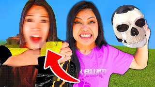 UNMASKED EVIL GIRL SCATTERED SKULL!! 😱❌ (Chad Wild Clay Spy Ninjas Vy Qwaint
