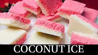 Coconut Ice Recipe No Cook No Bake Sweet Recipe Goan Christmas Recipe- By Natasha