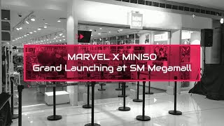 Marvel X Miniso Grand Launching Sm Megamall