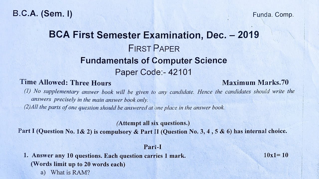 bca assignment 1st semester 2023