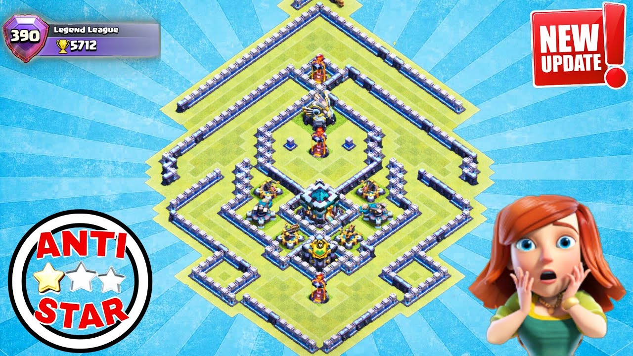 TH13 BEST TROPHY BASE FOR LEGEND LEAGUE WITH REPLAYS | TH13 LEGEND TROPHY BASE WITH LINK