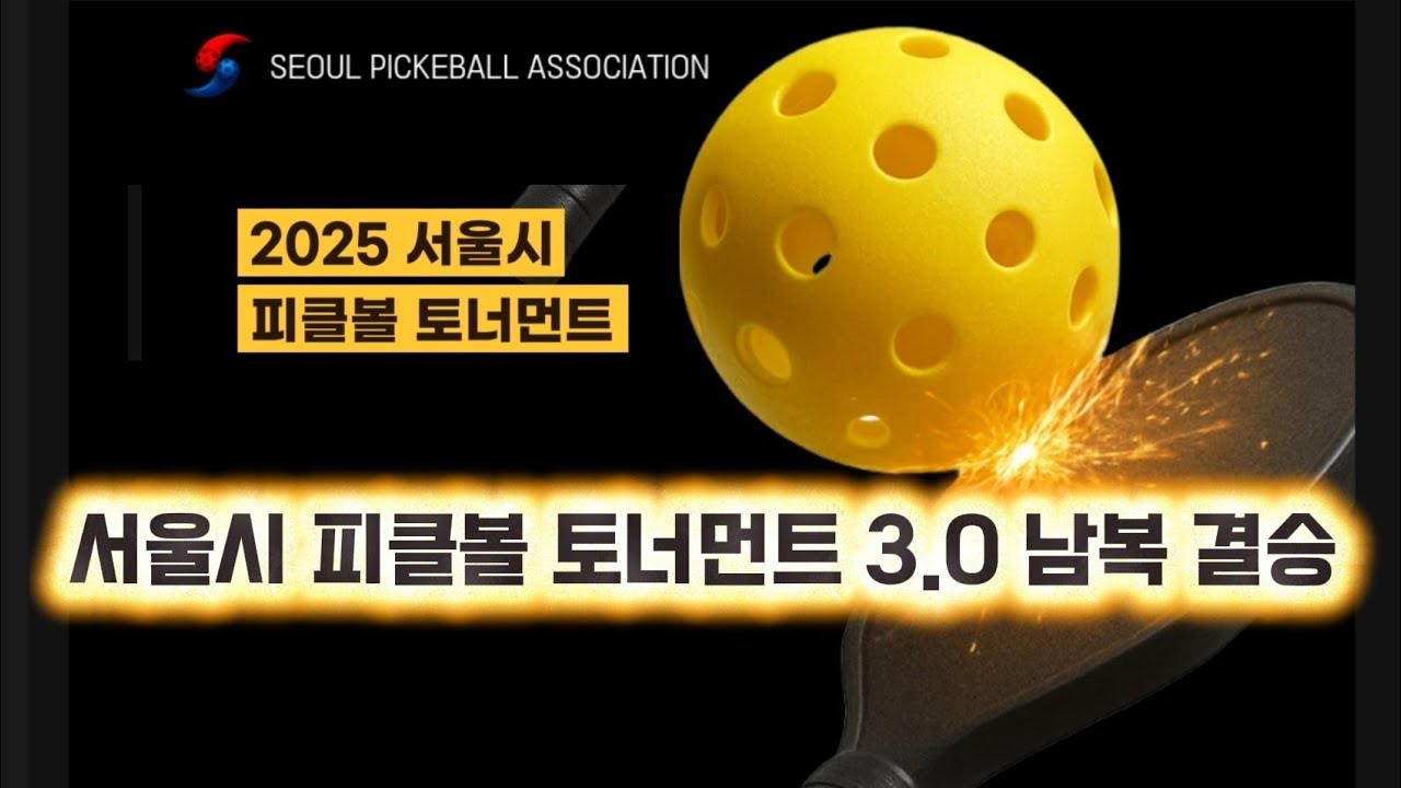 서울시 피클볼 토너먼트 3.0 남복 결승