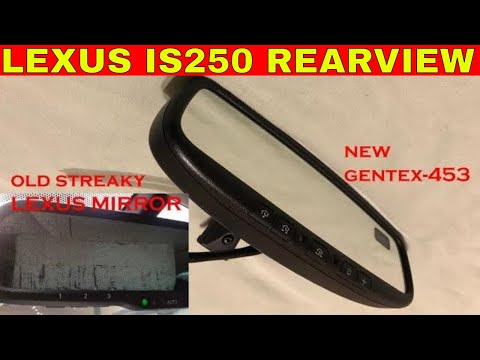Lexus IS250 Foggy Rear view Mirror Replacement Gentex GNTX-453 Homelink Compass