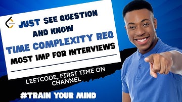 Become Master of T.C || The best pattern || Interview Hacks || Leetcode || POTD