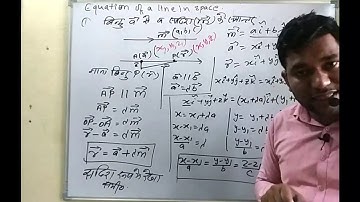 3D GEOMETRY EQUATION OF LINE SPACE | PART 5 | त्रिविमीय ज्यामिति | IIT JEE CLASS 12 | SUNIL