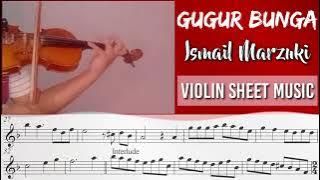 Free Sheet || Gugur Bunga - Ismail Marzuki || Violin sheet music