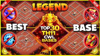 ( TOP 30🔥 ) BEST TH11 CWL BASE WITH LINK 2026 || TH11 WAR BASE LINK 2026 || TH11 BASE CLASH OF CLANS