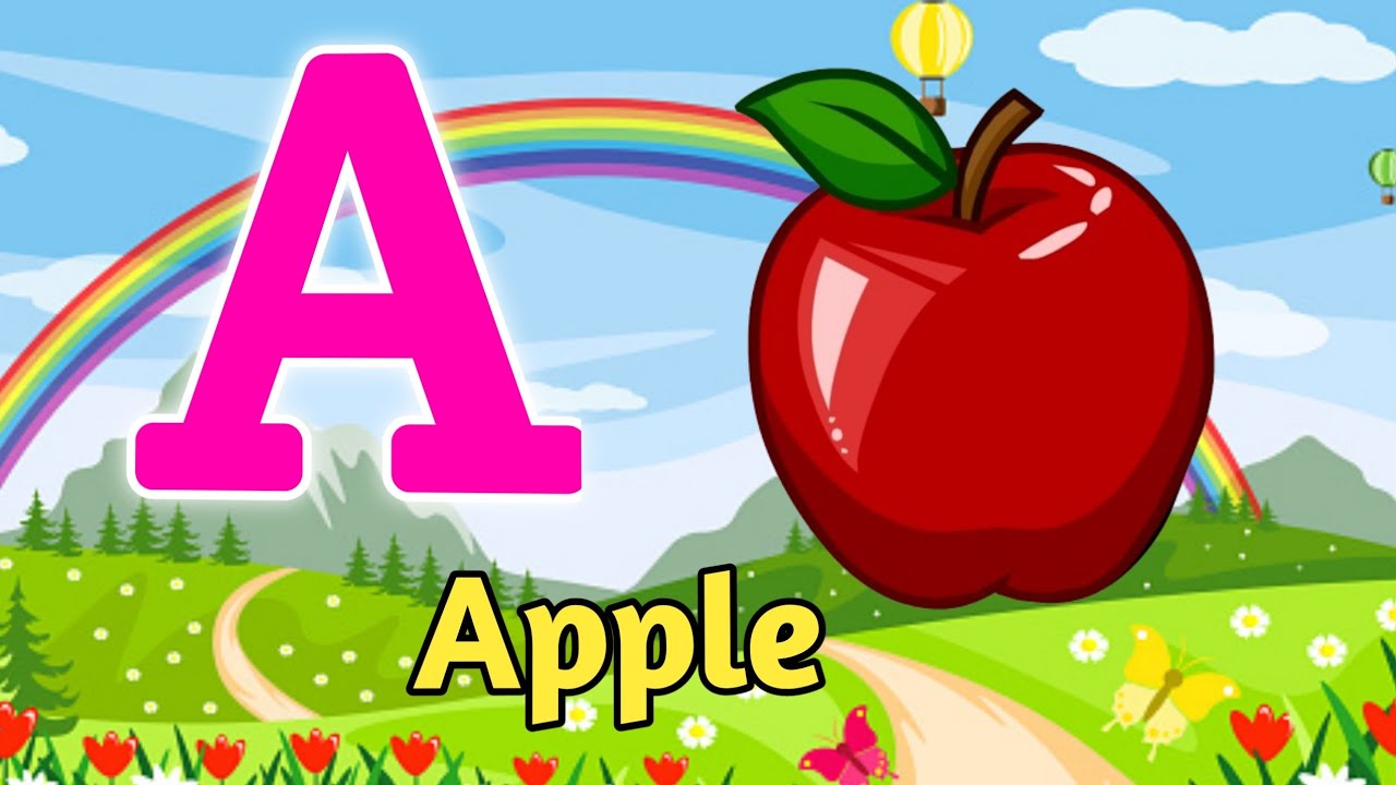   A for Apple  for Bat |ABCD |kids Alphabets @Hamaripathshalatwins⁩  
