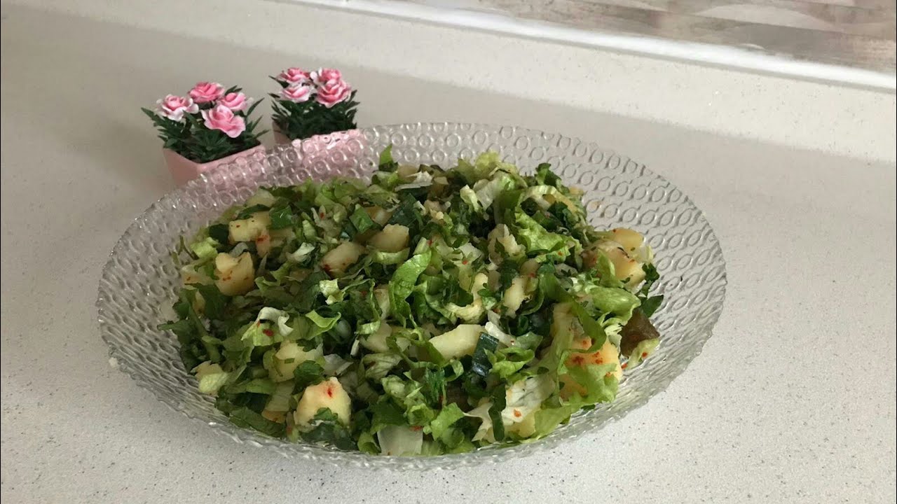 PATATES SALATASI TARİFİ | Nefis Yemek Tarifleri