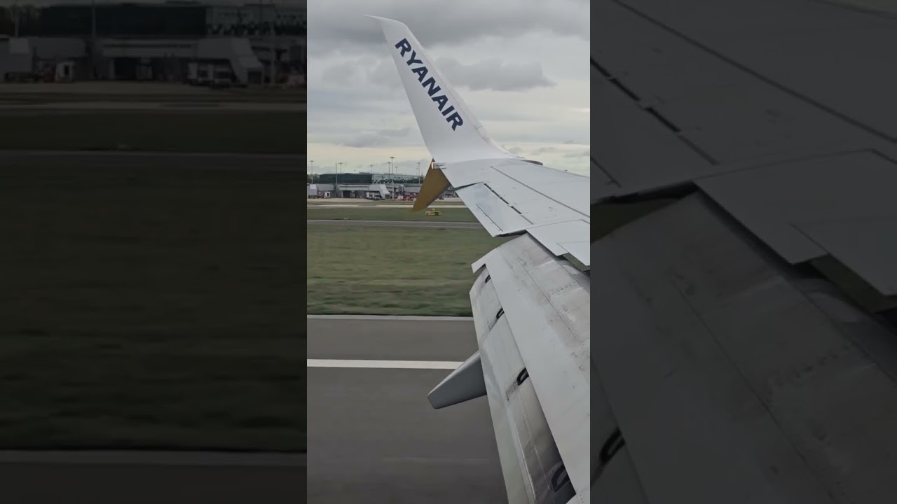 wobbly but smooth landing at Stansted 