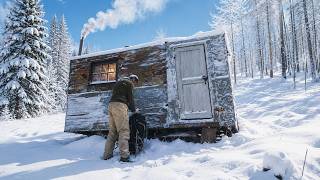 From Abandoned Trailer To Cozy Shelter  Alone Survival In The Forest