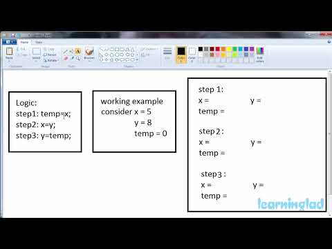 C   C++ Program to Swap 2 Numbers Using a temp   third Variable   Video Tutorial for Beginners 2