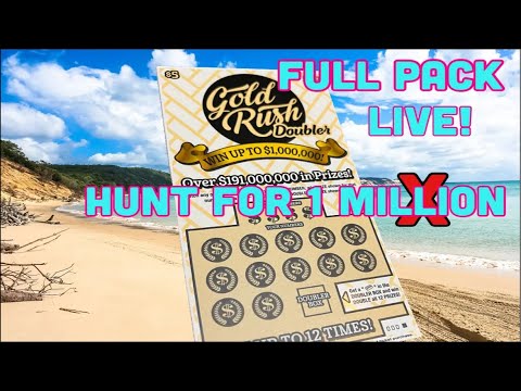 Full book Gold Rush Doubler scratch offs
