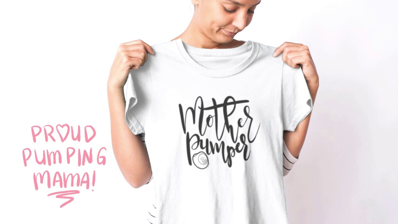 Download Pumping Mom's Graphic T-Shirt Promo | Mother Pumper ...