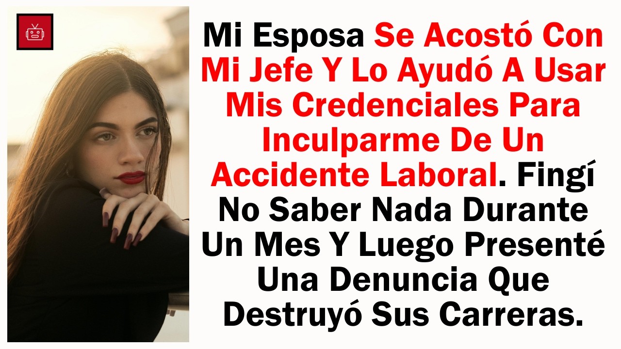 Mi esposa se acostó con mi jefe y lo ayudó a usar mis credenciales para inculparme de un accidente..