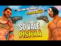 FOMOS SÓ DE PISTOLA NO CONTRA SQUAD DO FREE FIRE!!! DEU RUIM KK?!