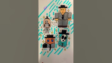 Just drawn some silly little video game characters in Suits&ties #art #gaming