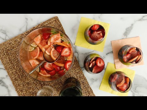 Video: Boozy Red Sangria