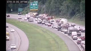 7/13/26 - Raleigh and Cary (NC) Fire - Interstate 40