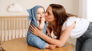 Bath Time Made Cozy Gentle Hooded Towels for Babies & Toddlers | KeaBabies Hooded Towels