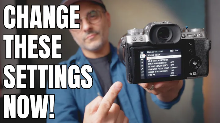 New Fujifilm Camera? Change these Settings!