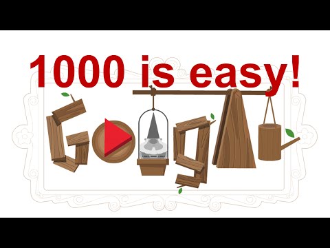 Google doodle Garden Gnomes - Tips to easily pass 1000