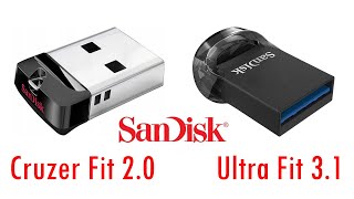 Ультракомпактные флэшки SanDisk Cruzer Fit 2.0 и Ultra Fit 3.1