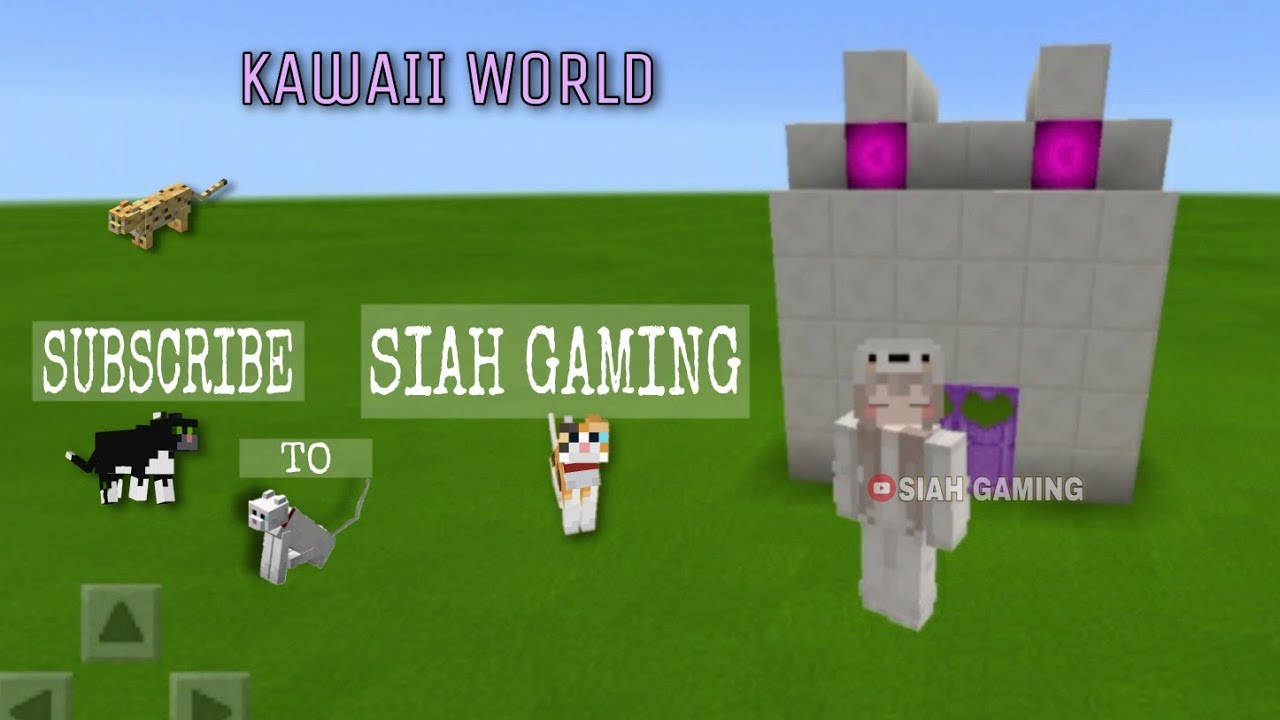 Kawaii Tutorial Taming A Cat & Using A Nametag Minecraft YouTube