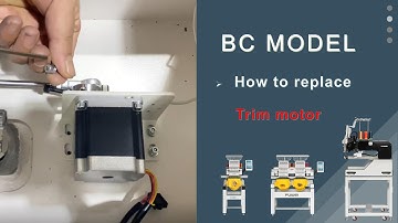 【FUWEI EMB】BC model How to replace Trim motor- FUWEI HOME USED EMBROIDERY MACHINE