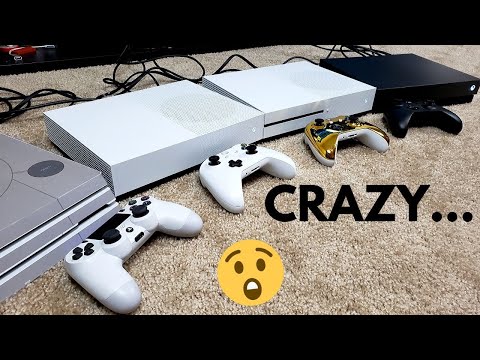 Connecting 3 XBOX ONES & A PS4 All TOGETHER... What Happens??