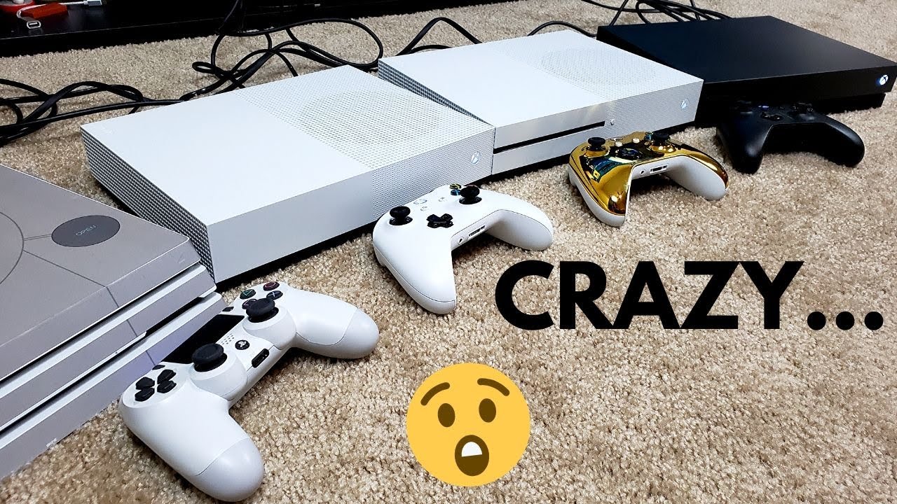 Connecting 3 XBOX ONES & A PS4 All TOGETHER... What Happens?? - YouTube