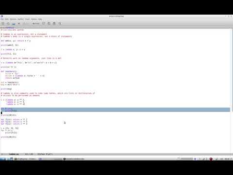 lambda or anonymous functions in Python
