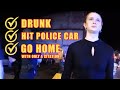Bodycam DUI Arrest - Drunk 21-Year-Old Hits a Police Car Head On