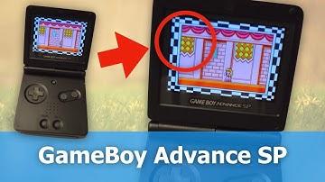 GameBoy Advance SP Super Mario 3 Bros Screen Repair