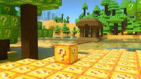 ماين كرافت ولكن العالم كامل بلوكات الحظ!!؟