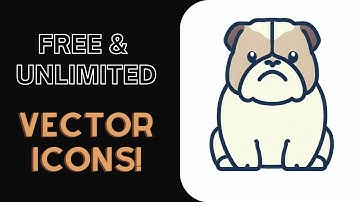 Create UNLIMITED FREE Vector Icons - Step By Step Tutorial with Bing Image Creator / Vectorizer AI