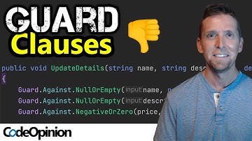 Stop using trivial Guard Clauses! Try this instead.
